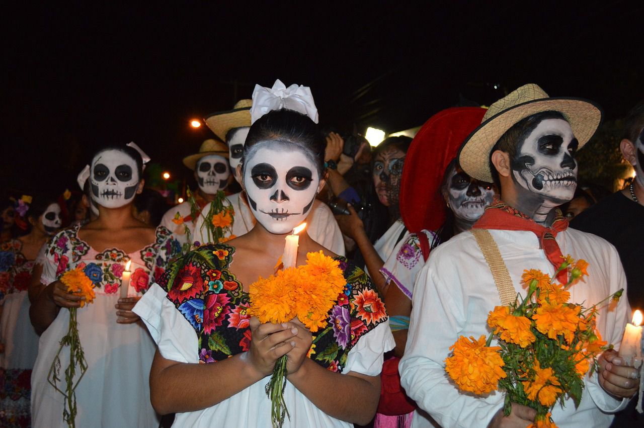 Mexican Day of the Dead Party & Fancy Dress | Sugar Skull Makeup Party Packs Mexican Day of the Dead Party & Fancy Dress | Sugar Skull Makeup Party Packs