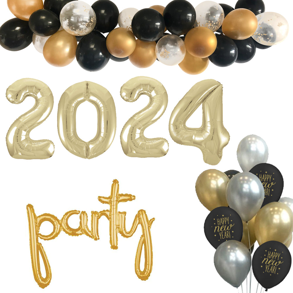 2024 Happy New Year Balloon Pack