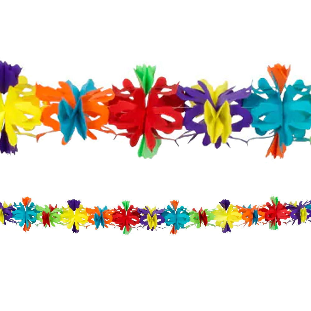 Multi Colour Tissue Paper Garland 4m Party Packs multi-colour-tissue-paper-garland-4m-party-packs