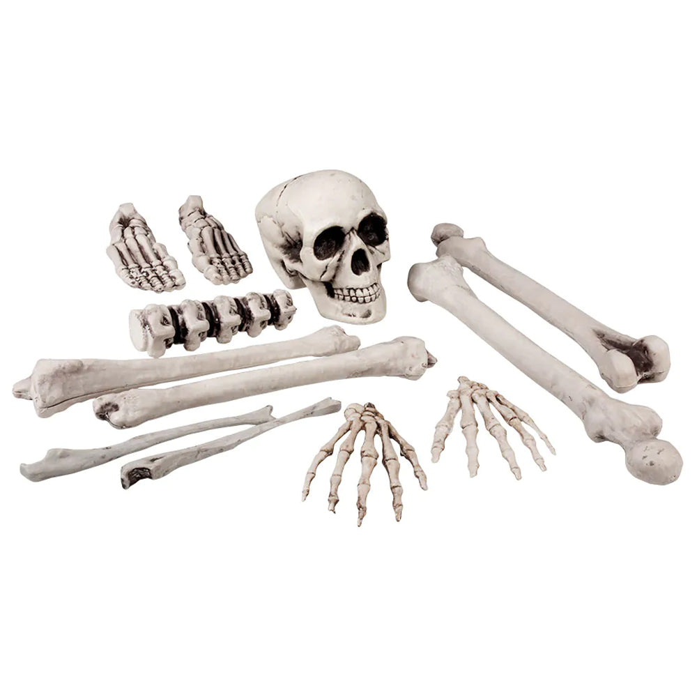 Skull & Bones Halloween Props - Pack of 12