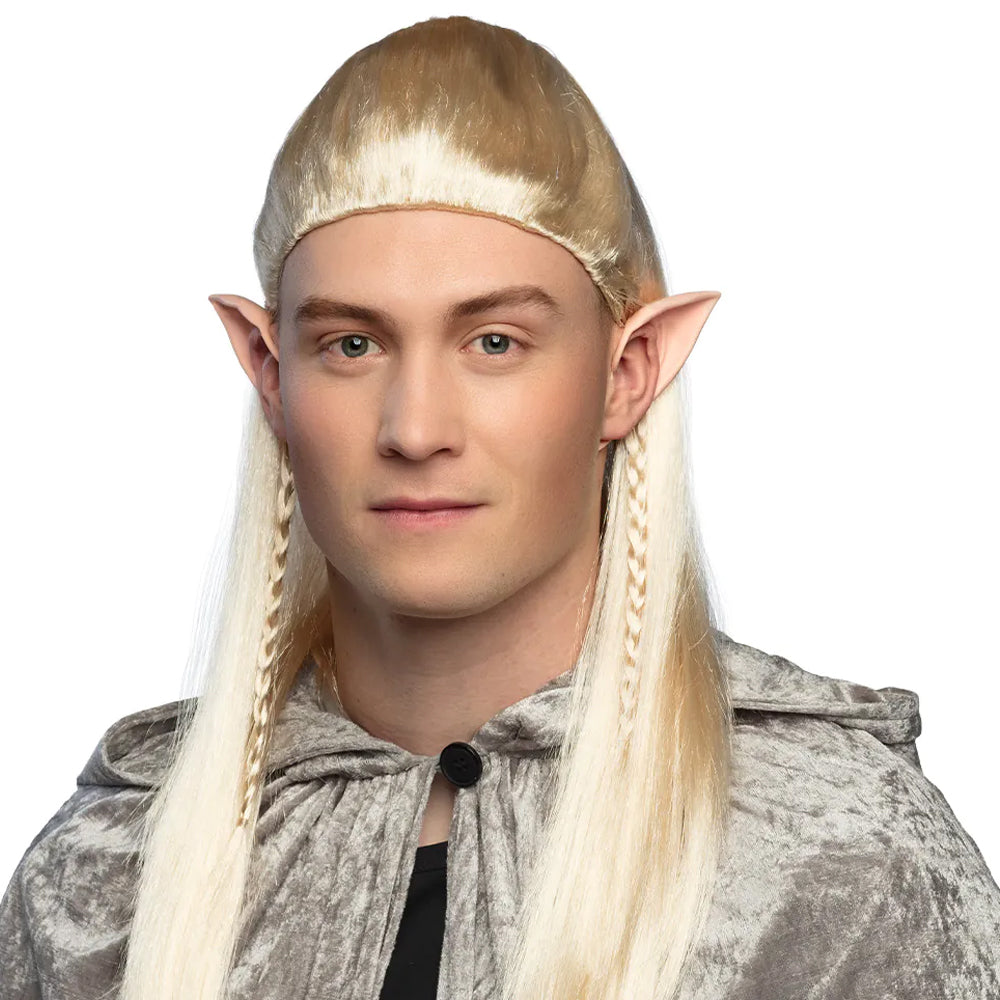 Blonde Elf Wig With Plaits – Party Packs
