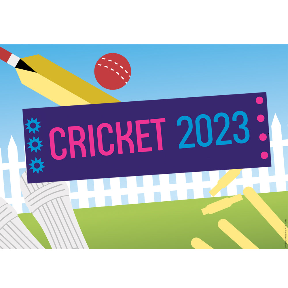 World Cricket 2023 Poster - A3