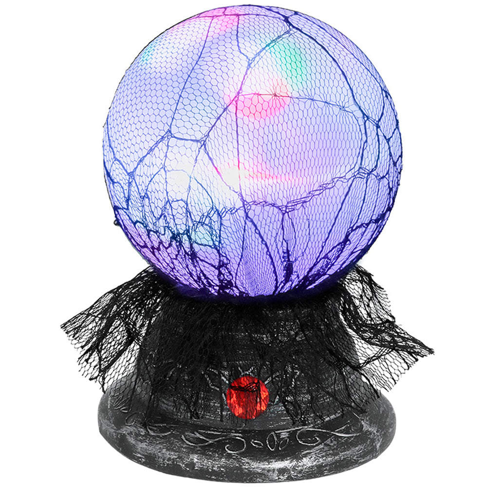 Crystal Ball Prop With Flashing Light and Sound 19cm Party Packs