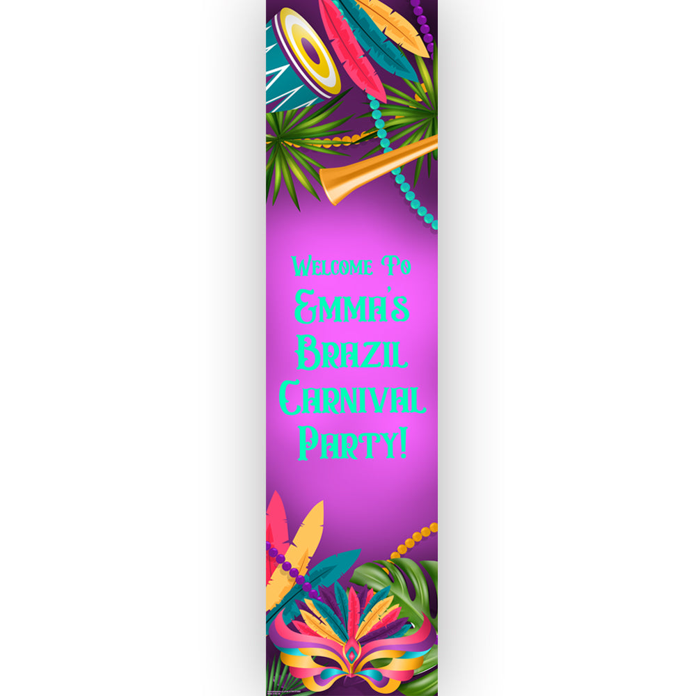 Carnival Personalised Portrait Wall & Door Banner Decoration - 1.2m