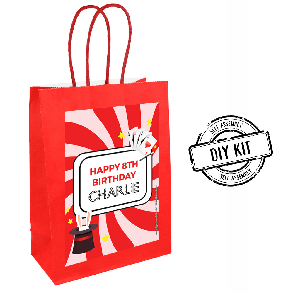 Personalised Magic Party Paper Party Bags Party Packs