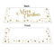 Gold Stars Merry Christmas Placecards - Pack of 8
