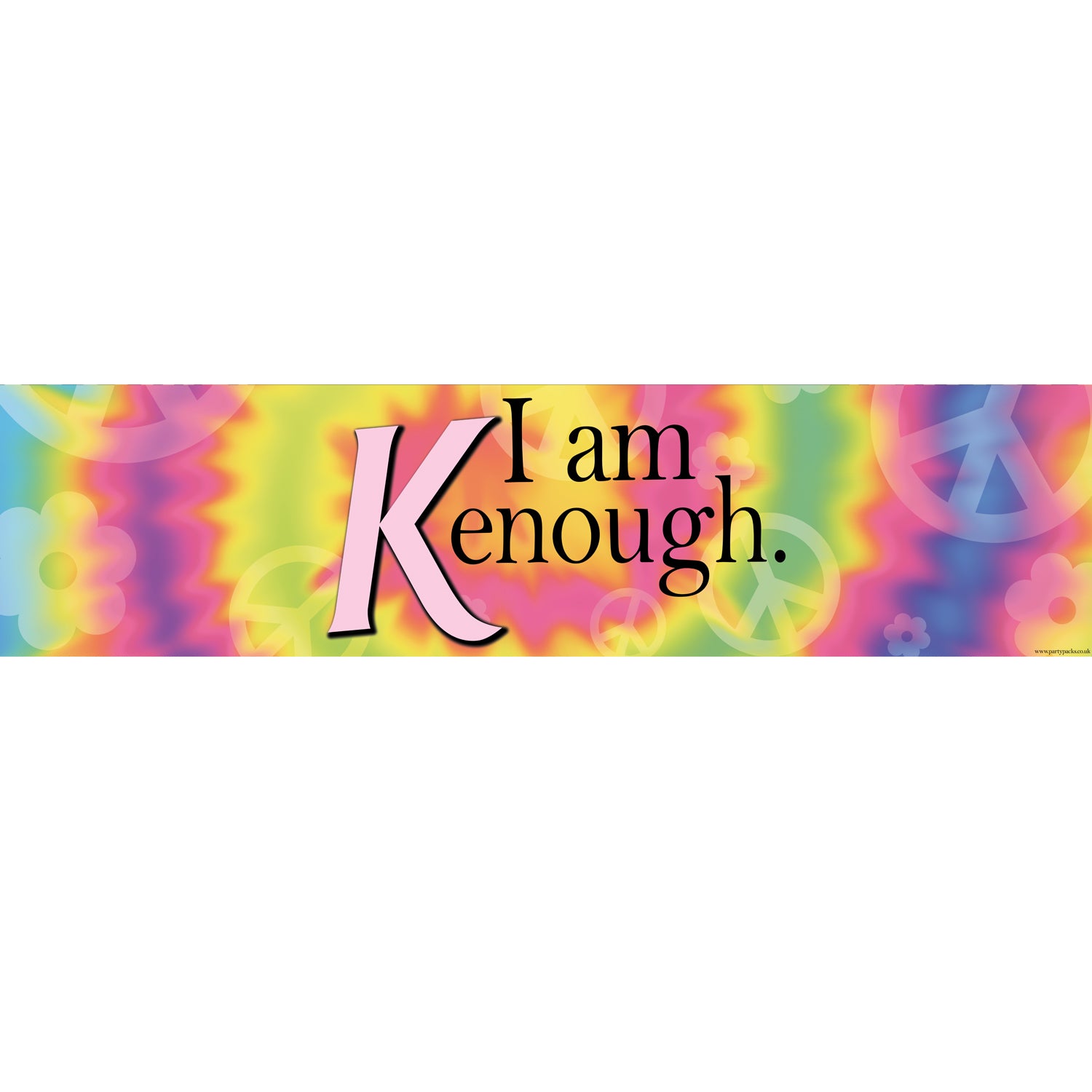 I am Kenough Paper Banner Party Decoration - 1.2m