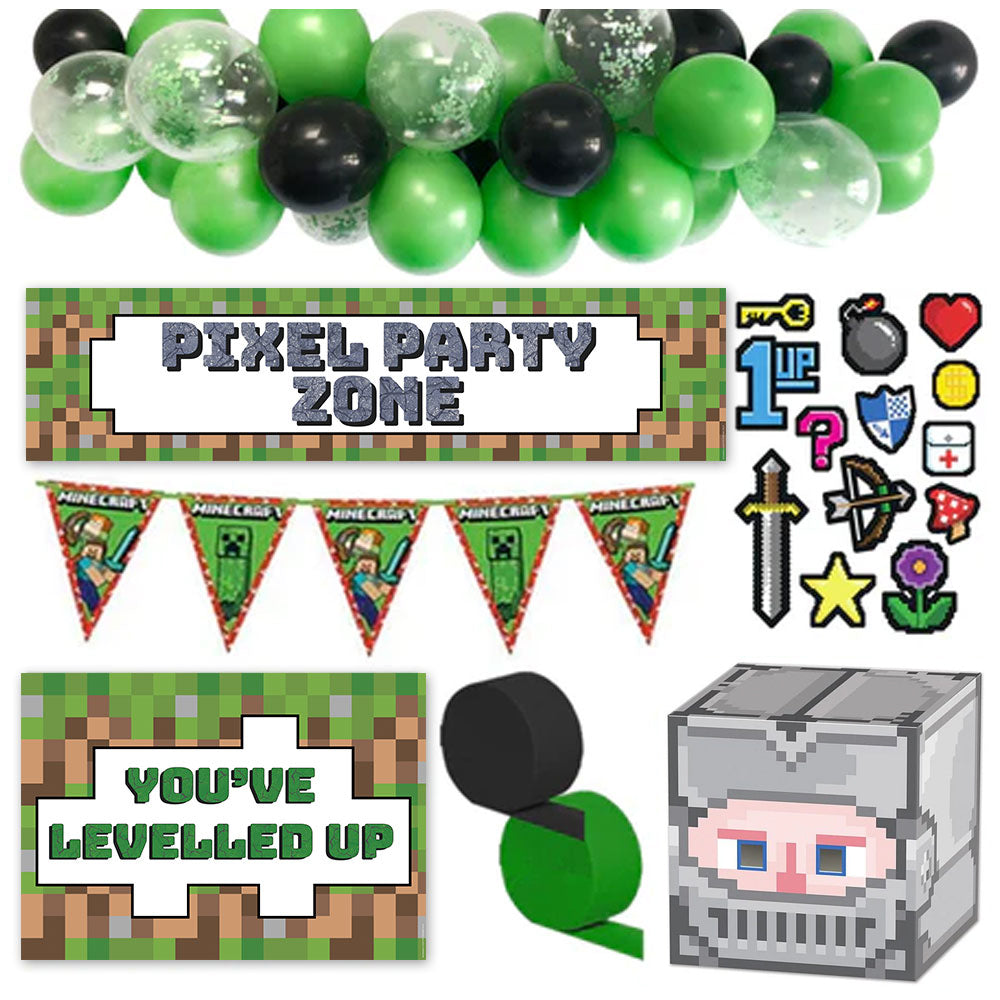 Minecraft Decoration Party Pack