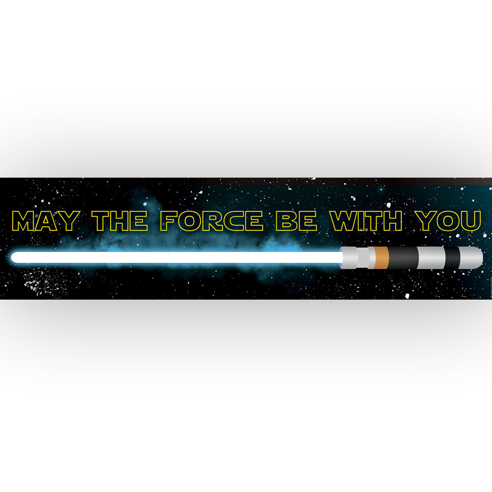 Star Wars May The Force Be With You Banner Decoration - 1.2m – Party Packs