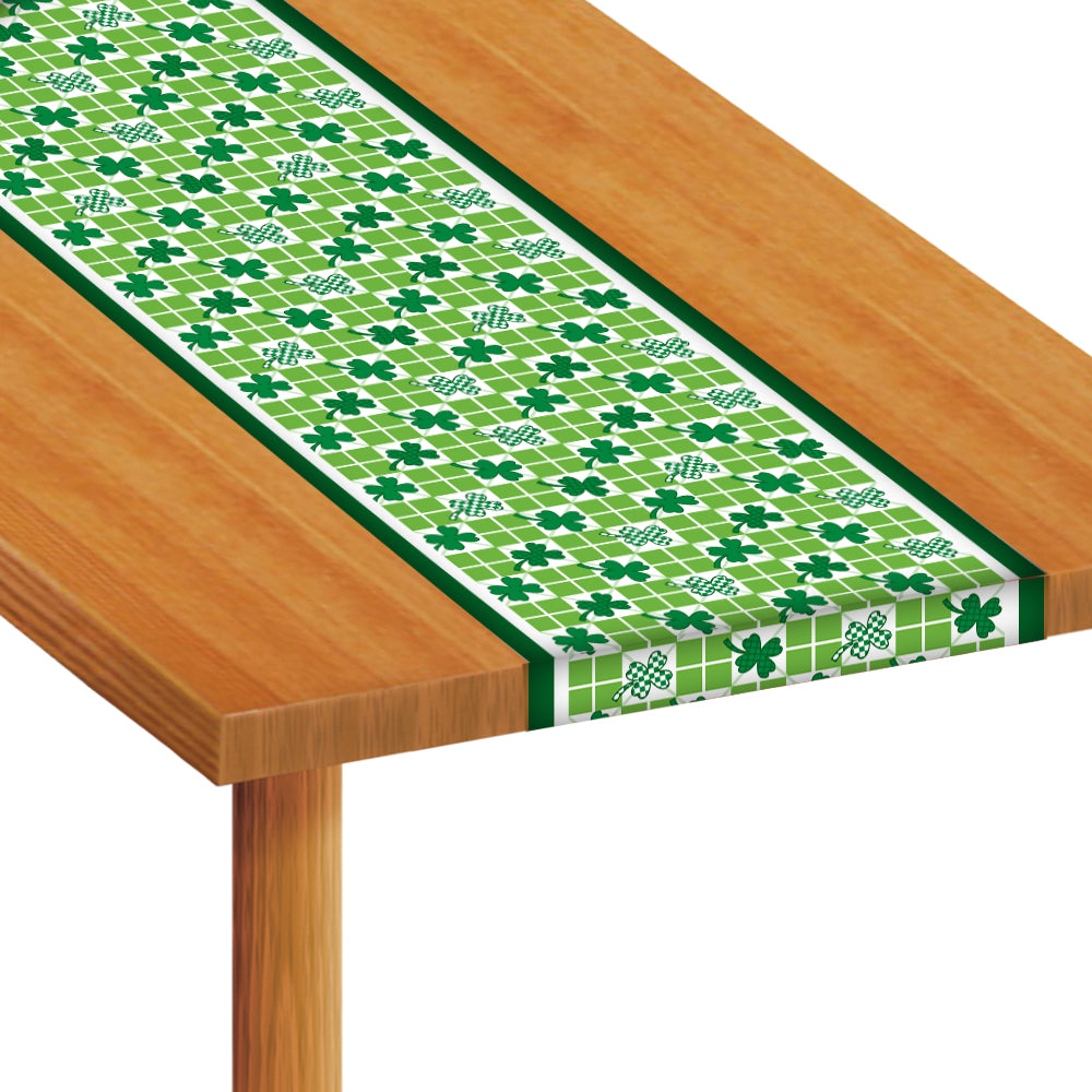 Clover Check Paper Table Runner - 120cm x 30cm