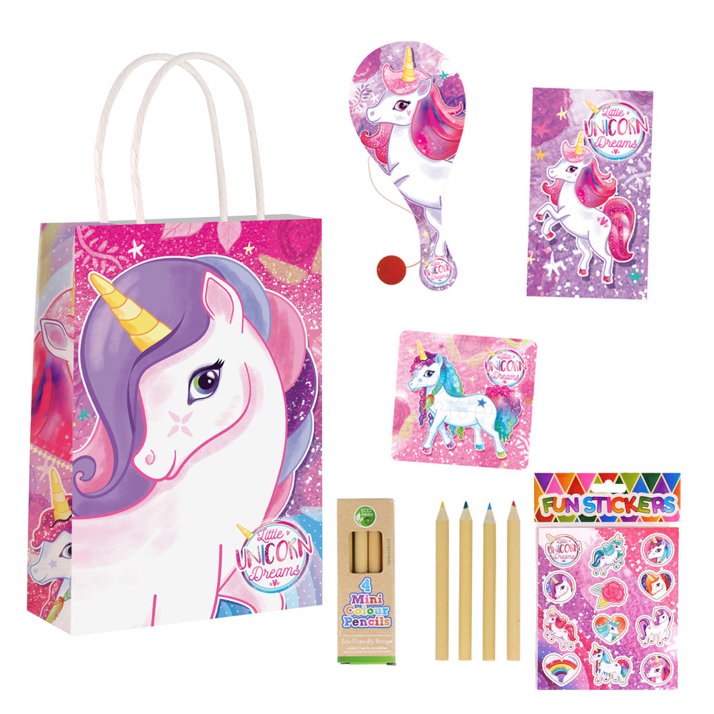 Unicorn Plastic Free Party Bag Kit with Contents - Each