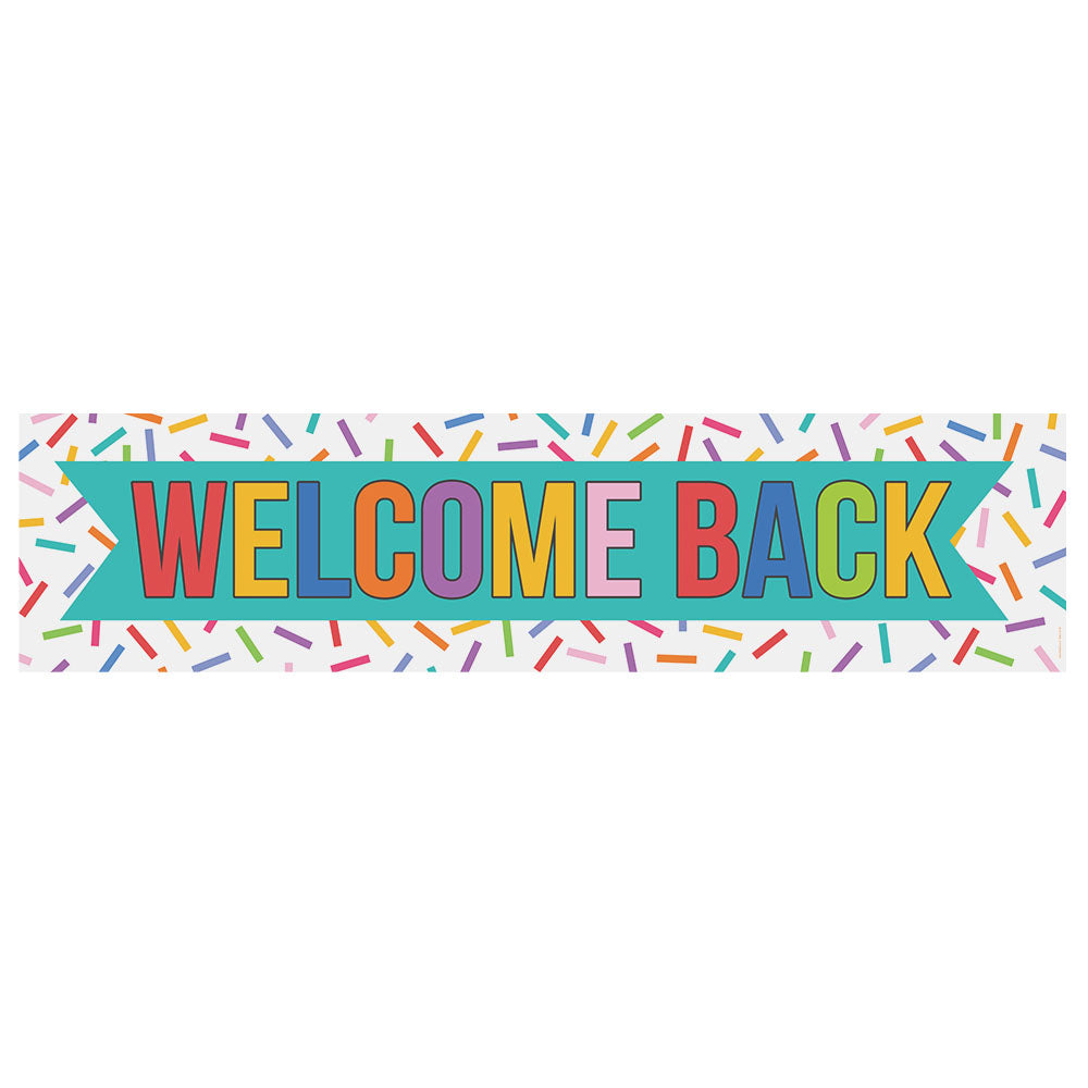 welcome back banner - decorations | party packs