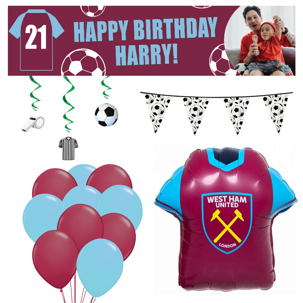 Fanion Vintage West Ham United - Banderin Pennant Club Anglais