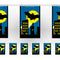 Bat Hero Paper Flag Bunting - 2.4m