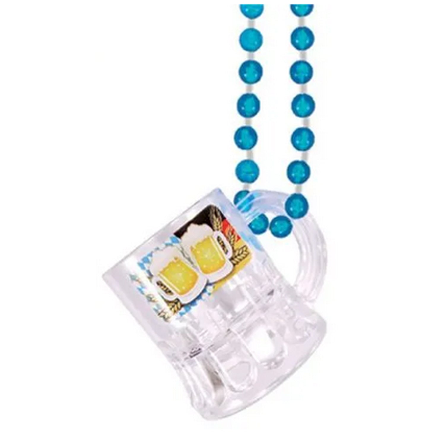 Beaded shot on sale glass necklace