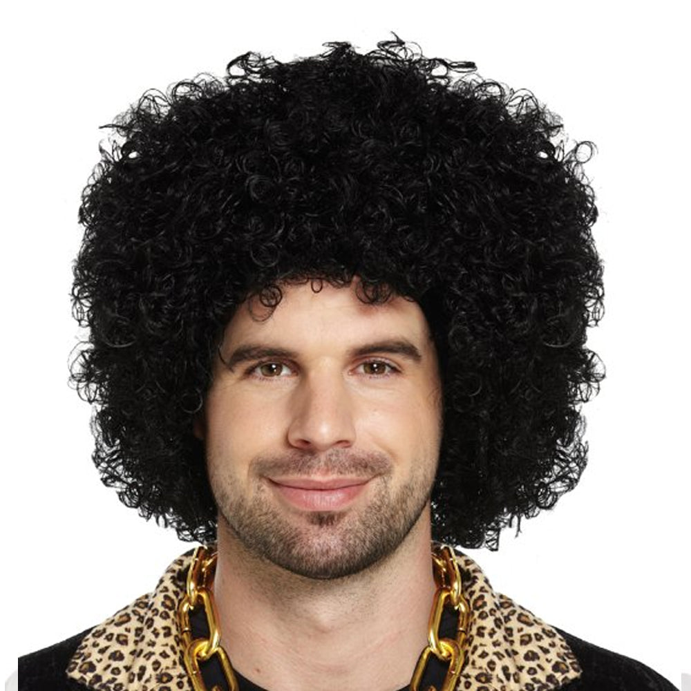 Black Curly Wig – Party Packs