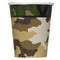Camouflage Paper Cups - 266ml - Pack of 8