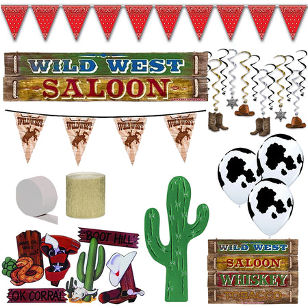 Wild West Decoration Pack