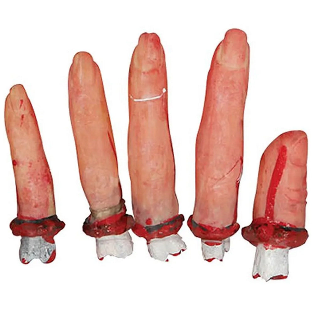 Realistic Bloody Severed Fingers- Pack of 5
