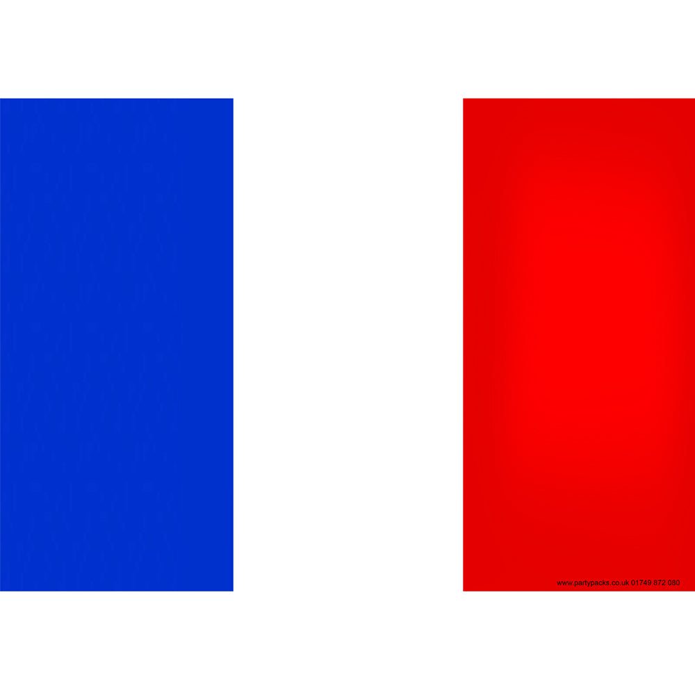 French Themed Flag Poster - A3