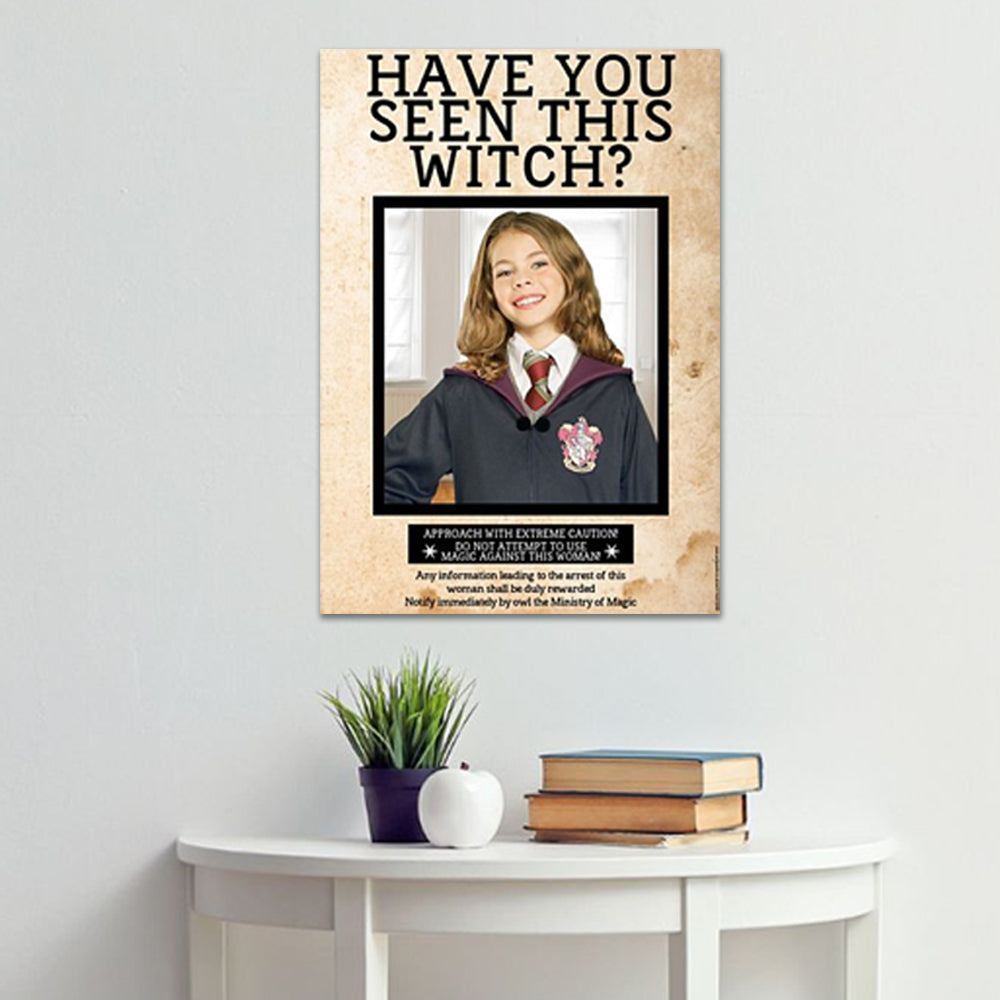 Have You Seen This Witch? Personalised Wanted Poster with Photo - A3 ...
