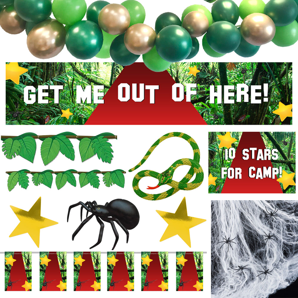 I'm A Celebrity Decoration and Props Party Pack