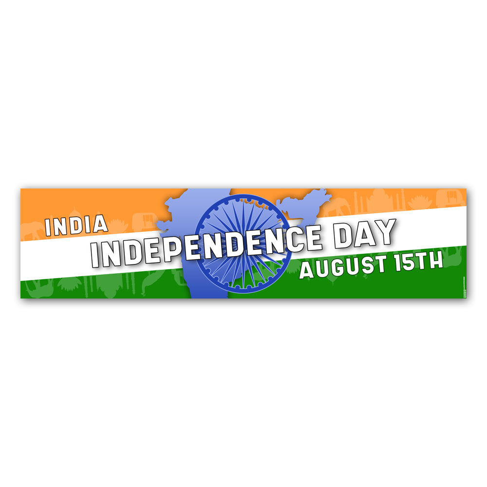 India Independence Day Banner Decoration - 1.2m
