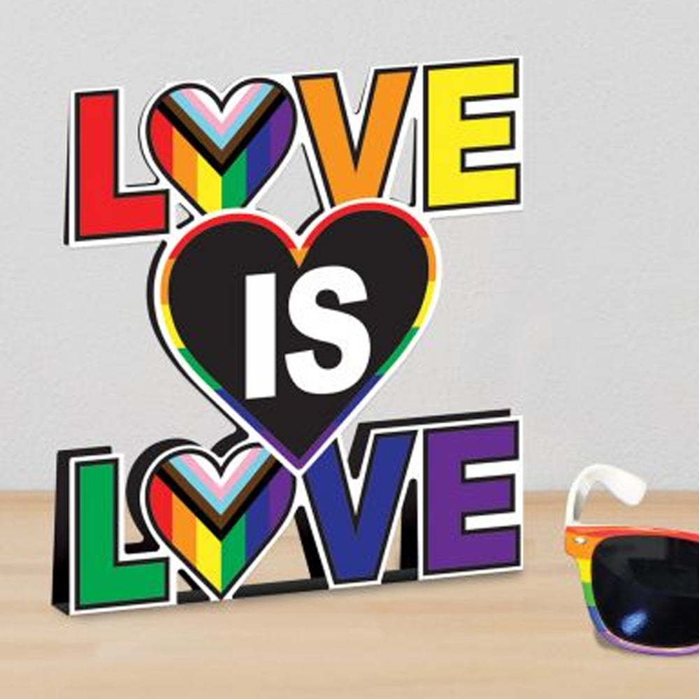 Love is Love Pride Table Centerpiece - 24cm
