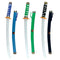 Ninja Warrior Sword and Scabbard - 3 Assorted Colours - Each