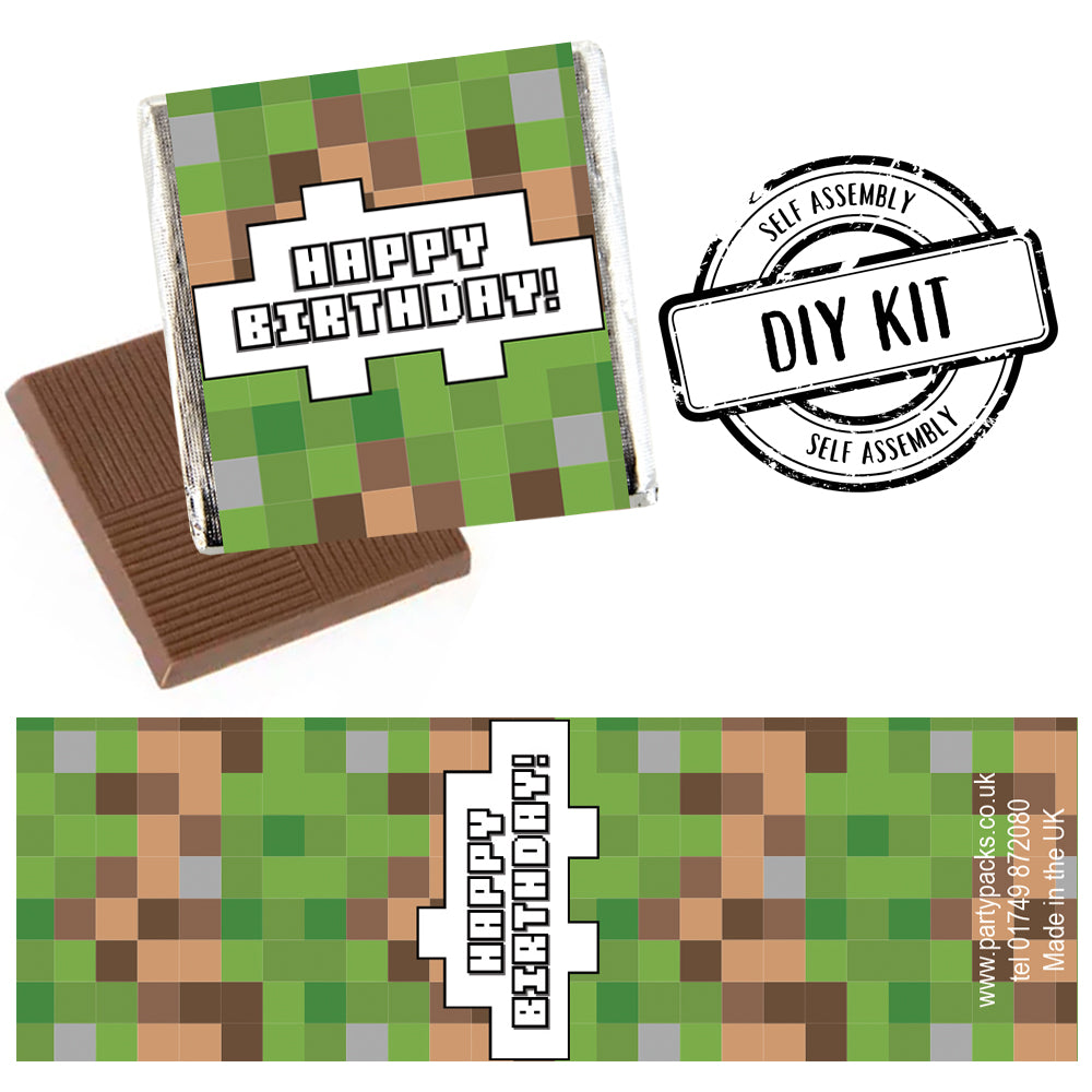 Square Chocolates - Pixel Blocks - Pack 16