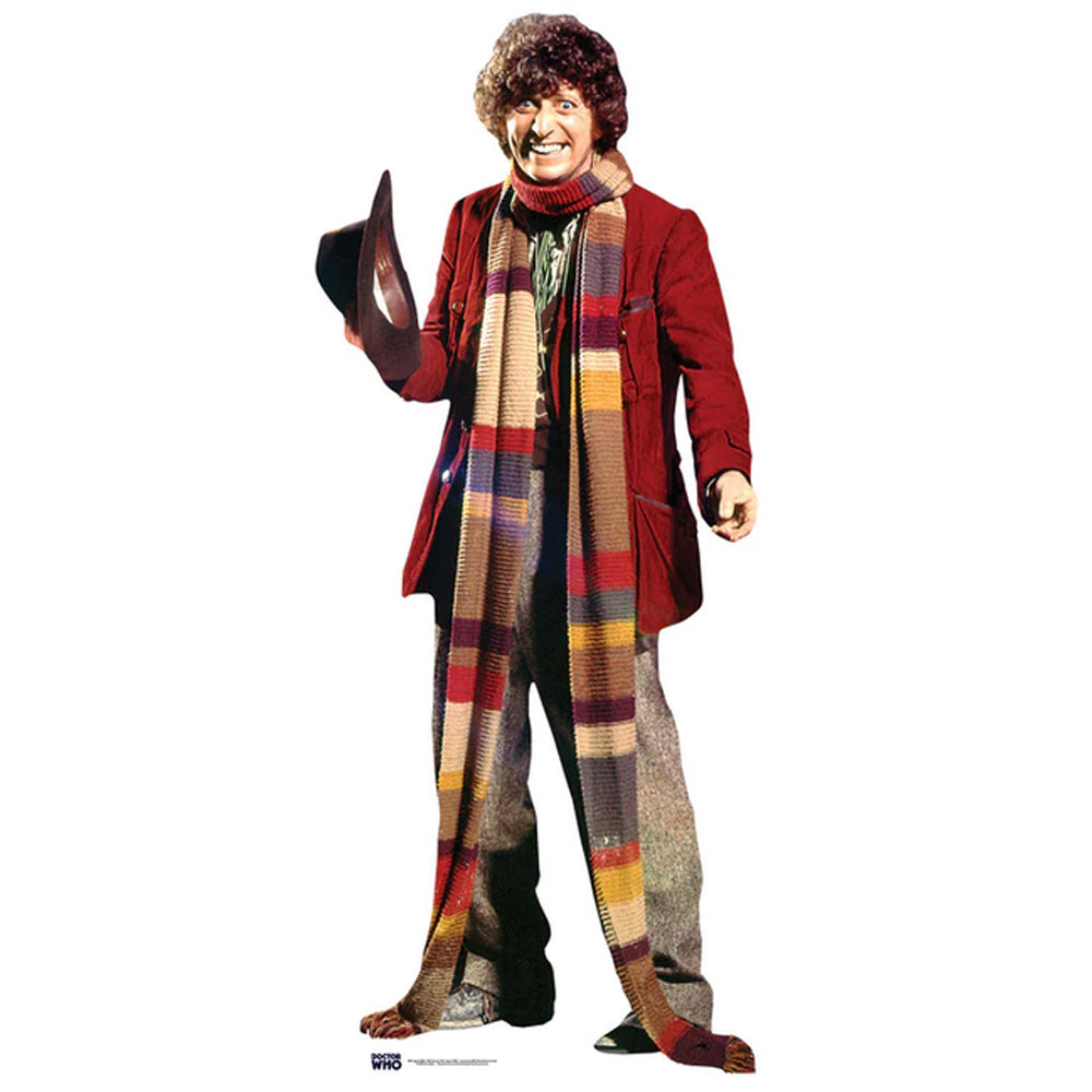 The 4th Doctor Tom Baker - Doctor Who Lifesize Cardboard Cutout - 1.81m