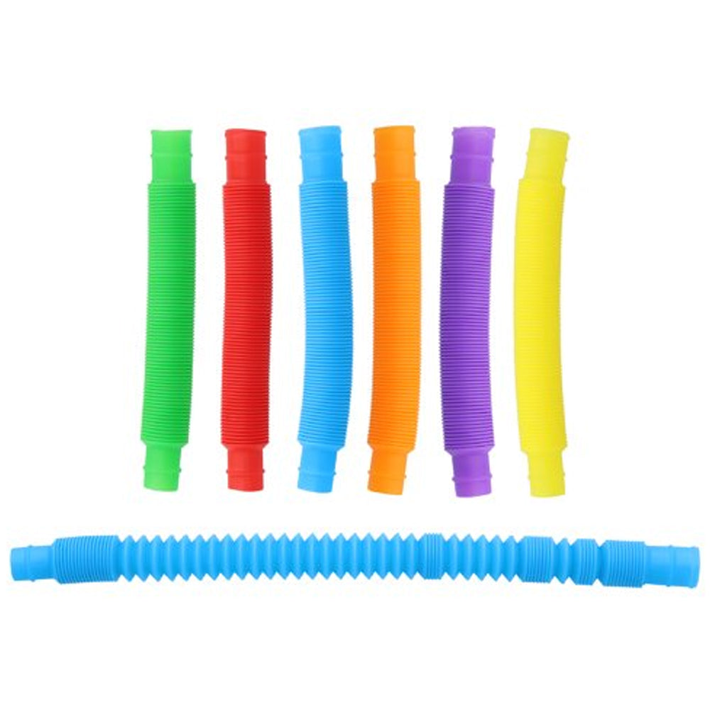 Stretchy Tubes Fidget Toy 14.5cm Each Party Packs