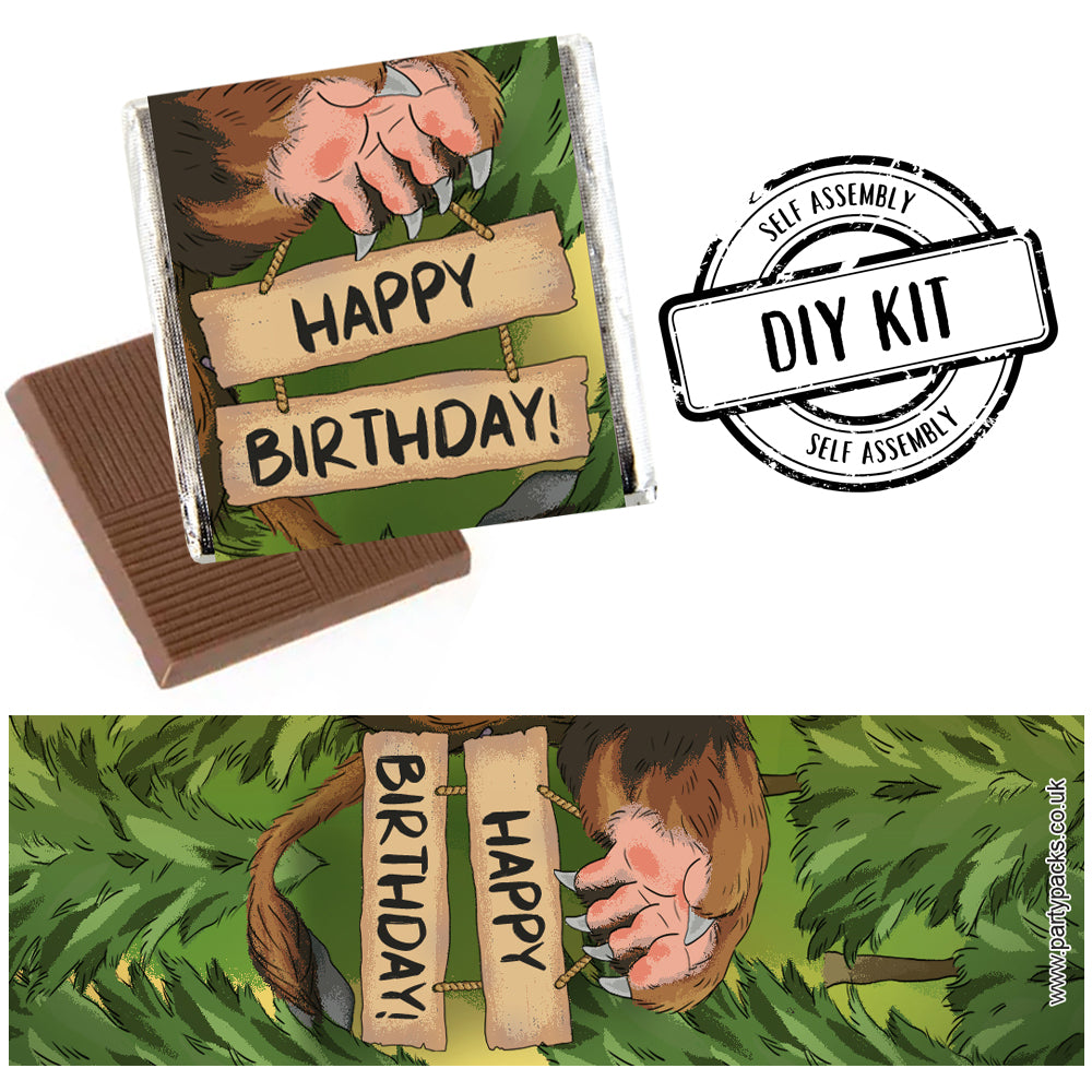 Square Chocolates - Walk in the Woods - Happy Birthday - Pack of 16