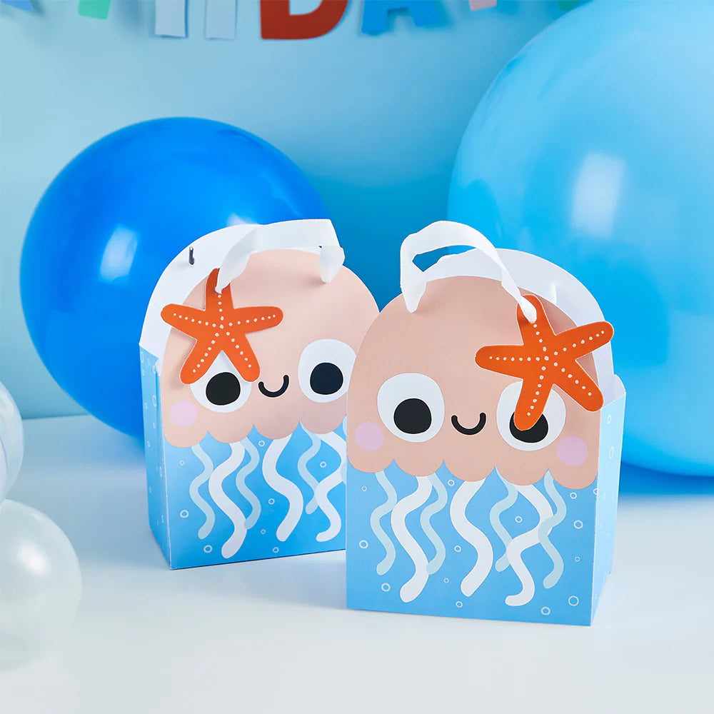 Jellyfish Paper Party Bags - Pack of 5