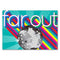 1970's Disco Ball 'Far Out' Poster Party Decoration - A3