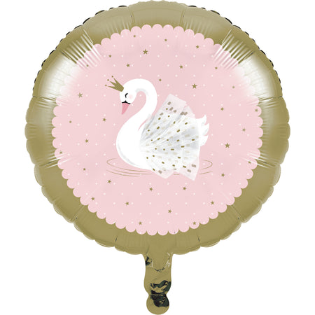 Stylish Swan Party Foil Balloon - 18