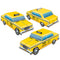 3-D Taxi Cab Centrepieces - Pack of 3