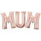 M-U-M Mother's Day Rose Gold Foil Balloons - 16