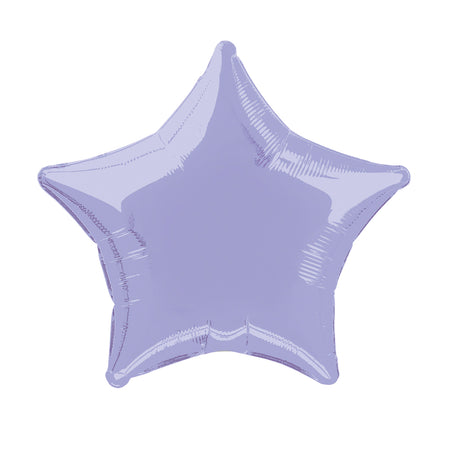 Lavender Star Foil Balloon 19
