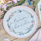 Team Bride Boho Floral Eco Paper Plates - 25cm - Pack of 8