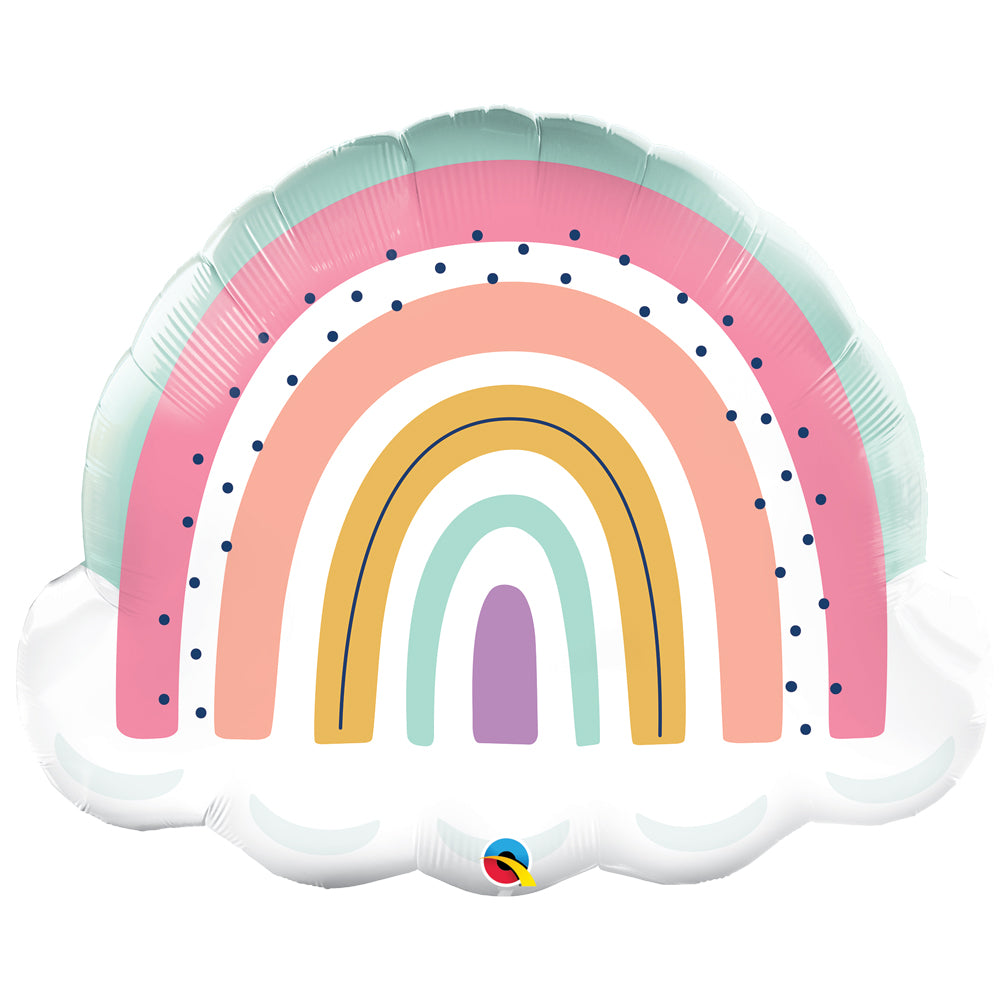 Boho Rainbow Foil Balloon - 32"