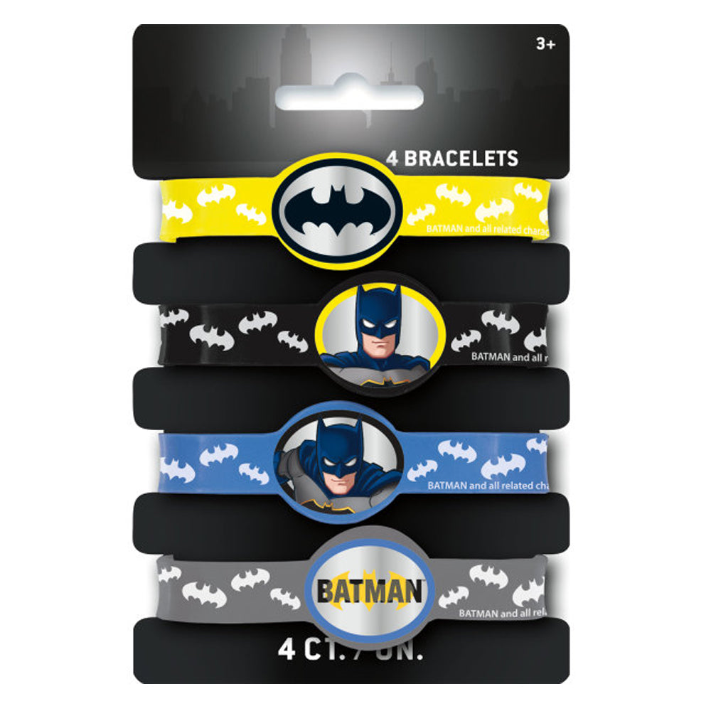 Batman Stretchy Bracelets - Pack of 4