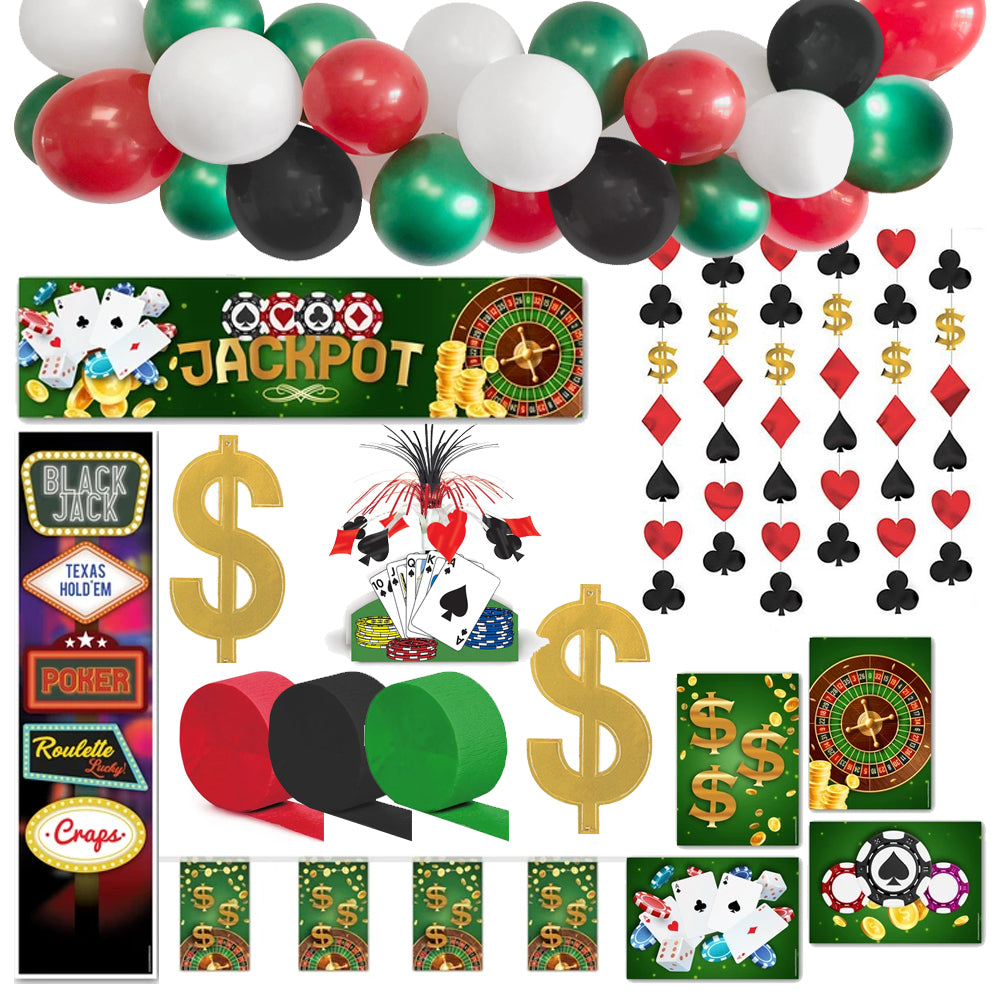 Casino Party Decoration Pack