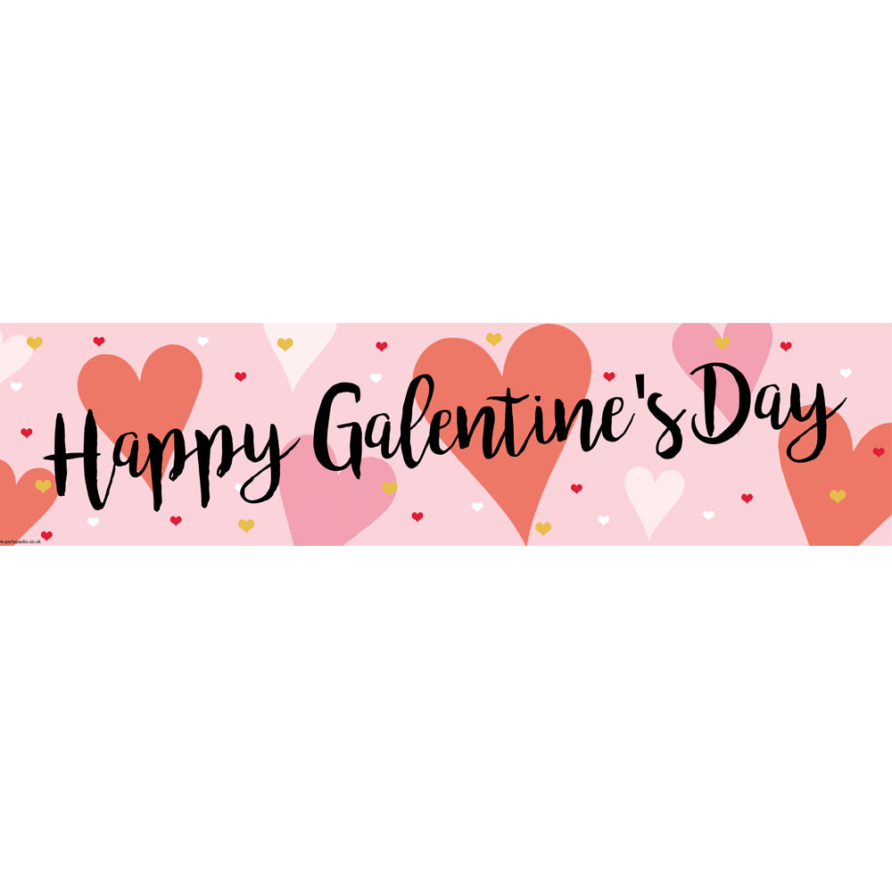 Happy Galentine's Day Banner - 120cm x 30cm