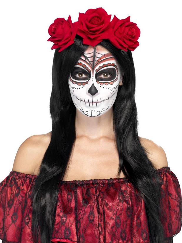 day of the dead flower headpiece