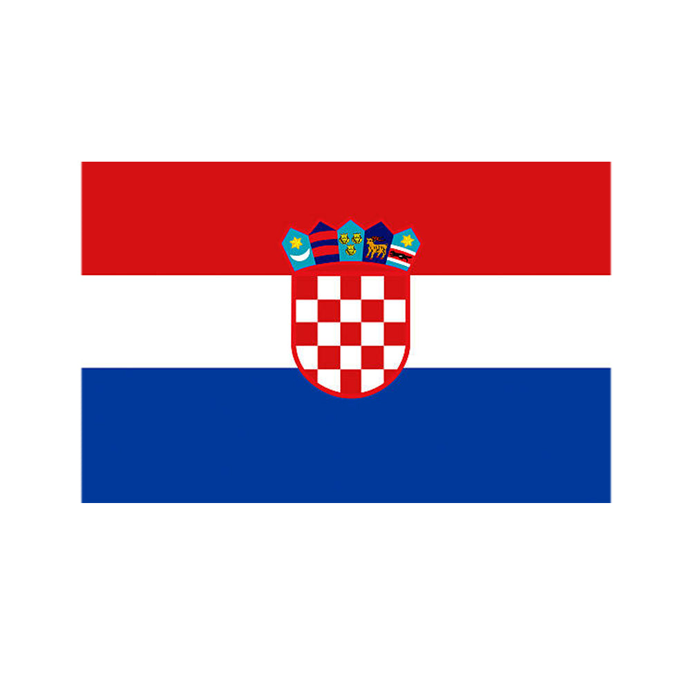 Croatian Polyester Fabric Flag 5ft x 3ft