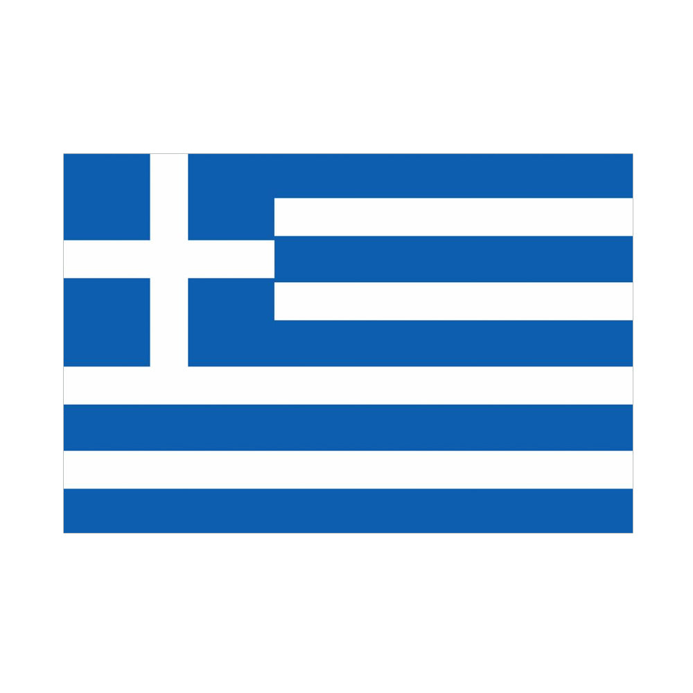 Greek Polyester Fabric Flag 5ft x 3ft