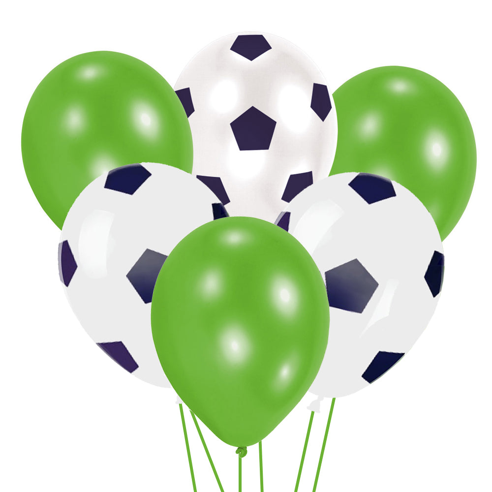 Football Latex Balloons - 9" - Pack of 6