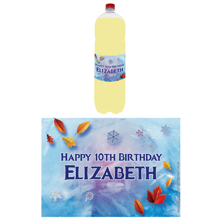 Personalised Bottle Labels - Let It Go - Pack of 4