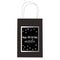 Personalised Glitz Black & Silver Paper Party Bags - Pack of 12